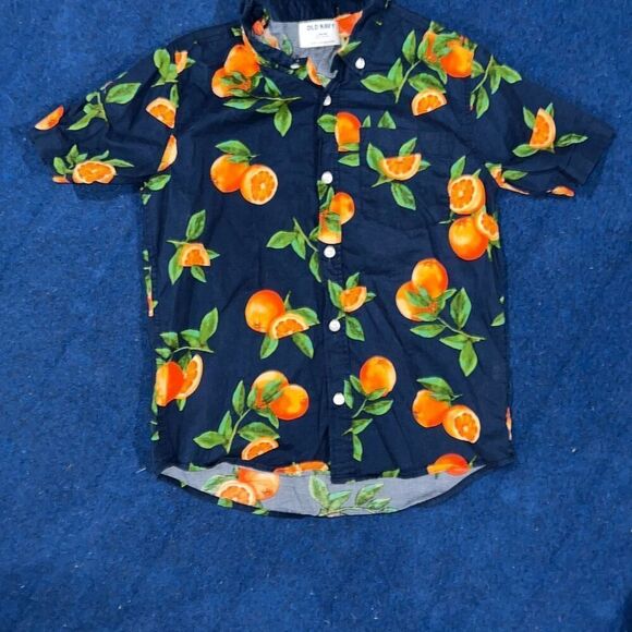 Old Navy Fruit Pring Button Down - Picture 1 of 3